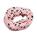 Produktbild CHENXQ Netter Druck Kinder Warmer Schal Kinderhalsbänder Herbst Winter Jungen Mädchen Schal Babystoff Zubehör Baby Baumwolle Halstuch, Dunkelrosa