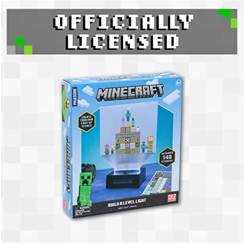 Lampe multicolore Minecraft acrylique avec blocs modulables - 7