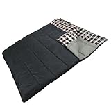 American Trails Ozzie and Harriet Double 2 Person Giant Sleeping Bag, 80-Inch x 66-Inch