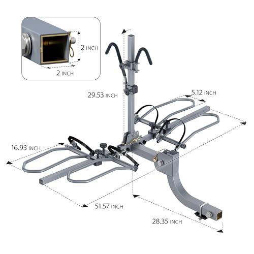 WILDROAD 2-Bike Hitch Rack