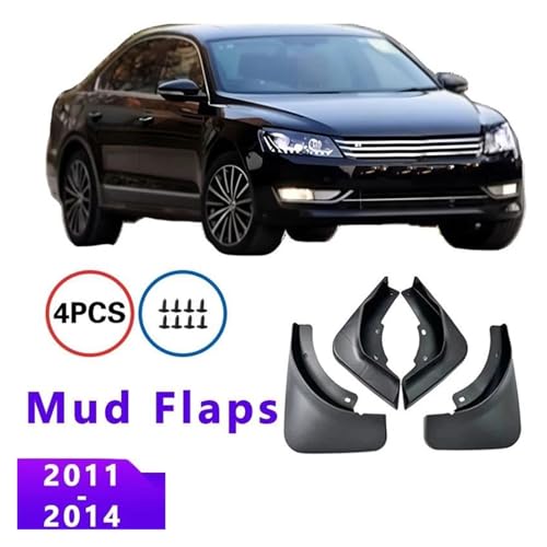 Guardabarros Passat B6 B7 B8 de 4 unidades para protección de neumáticos 2011-2014 3