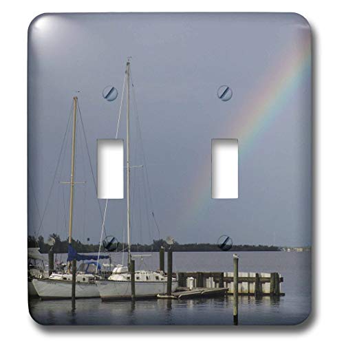 Interrupteur à bascule double lsp_7310_2 multiprise commande lumineuse multicolore