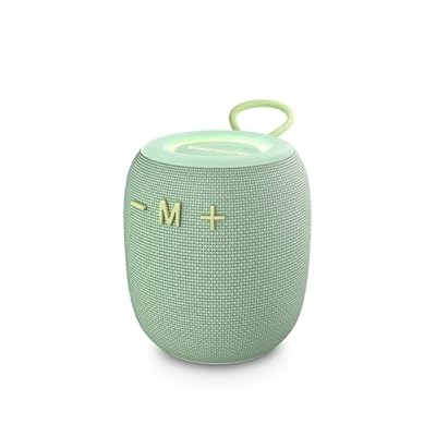 Energy Sistem– Altavoz Bluetooth Bluetooth 5.3 18 Horas de batería IPX6 True Wireless Plástico 100% Reciclado Luces LED Mint