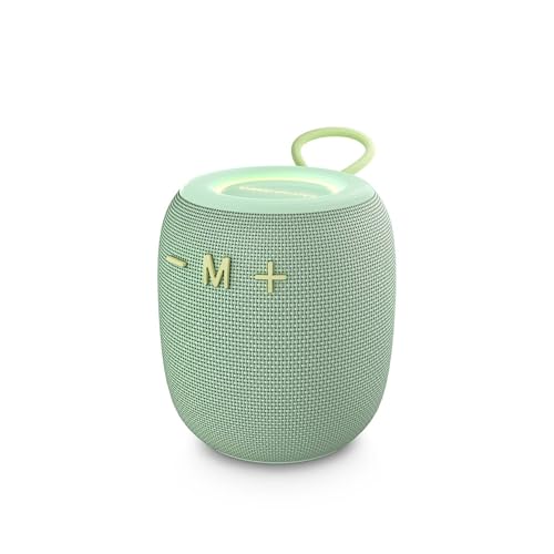Energy Sistem Bloom – Altavoz Bluetooth (Bluetooth 5.3, 18 Horas de batería, IPX6, True Wireless, Plástico 100% Reciclado, Luces LED)