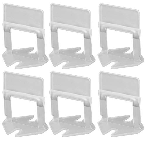 HOZEON 800PCS 1/16 Inch Tile Leveling System Clips, Premium Tile Leveling Clips, Upgraded Tiles Leveler Spacers for Professional and DIY Ceramic Tile and Stone Installation