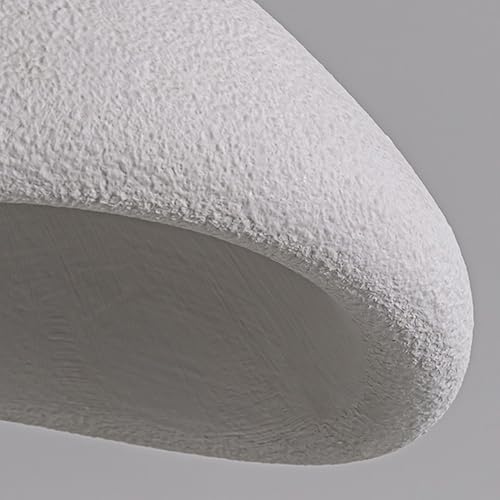 Lámpara colgante para dormitorio sin deslumbramiento luz moderna E27 blanco mate 7