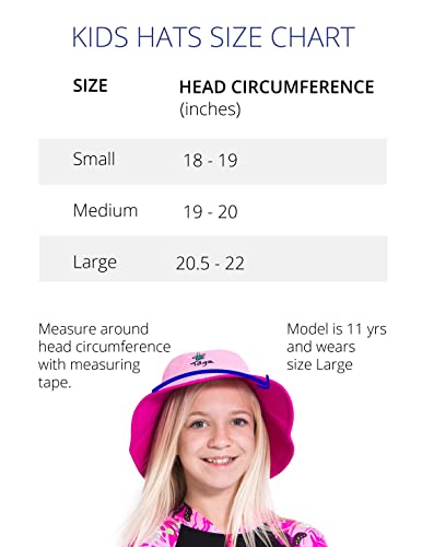 Tuga Girls Reversible Bucket Hats - UPF 50+ Sun Protection Sun Hats4