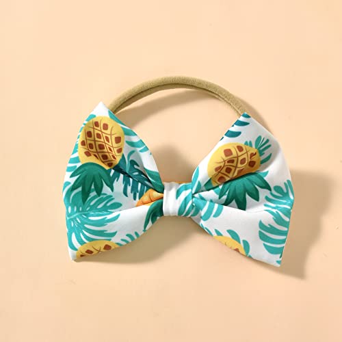 Hiha Baby Swimsuit Girl Infant Bathing Suit Ruffle Summer One Piece Swimwear Sunsuit Pineapple Cartoon Pattern 6-12 Months #TOP6