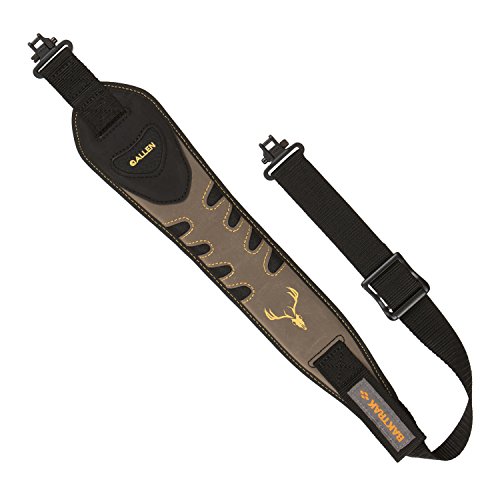 Allen Hunting Rifle Sling with Leather Accents, Brown, One Size (8359)
