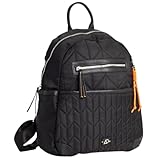 Mochila Bolsa de Costas Alice Palucci Espaçosa com Compartimento Para Notebook Escolar Faculdade Trabalho Viagem Preto