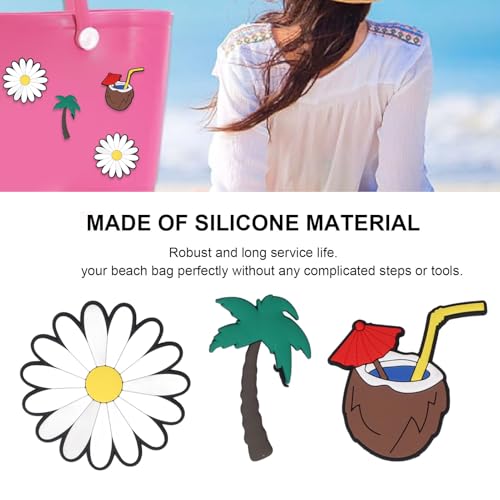 EVTSCAN BEACH BAG CHARMS DECORATIONS CARTOON PATTERNS INSERT BAG ACCESSORIES HANDMADE UNIQUE STYLE3