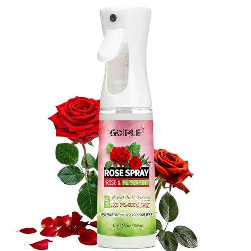 Spray hydratant pour le cuir chevelu à l'eau de rose pour sublimer vos dreadlocks au réveil