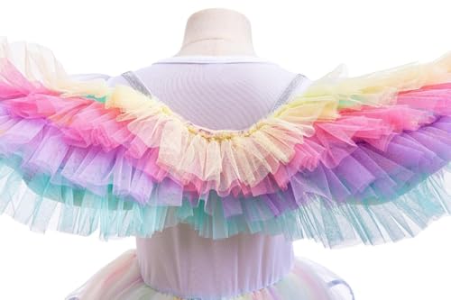Disfraz de Unicornio para Niñas Pequeñas con Diadema y Alas miniatura 5