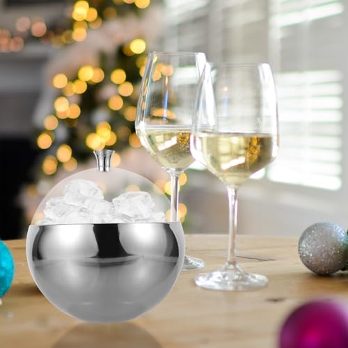 Seau à glace haut et étroit Gatuida en acier inoxydable finition miroir - 8