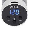 Wireless Tattoo Power Supply,Wireless Tattoo Power Supply Adjustable Voltage Clear Display for Tattoo Machine (Silver RCA)