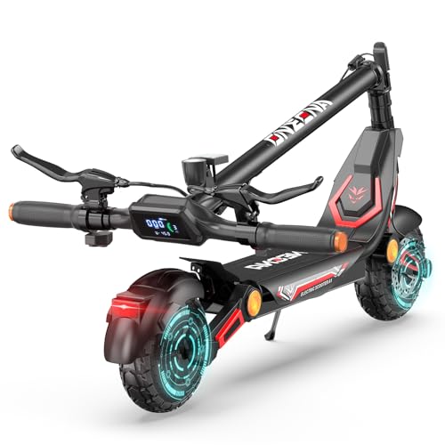 3000W Dual Motor Electric Scooter - 35MPH Max Speed, 45Miles Long Range 20Ah Battery, Foldable Electric Scooter for Teens, Commuters & Outdoor Enthusiasts - Off-Road/Commuting