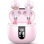 Wireless Earbuds, Bluetooth 5.4 Headphones NEW Wireless Headphones with 4 ENC Mic, 56H Bluetooth Earphones in Ear Noise Cancelling Deep Bass, Mini Ear Buds Bluetooth Earbuds IP7 Waterproof LED Display