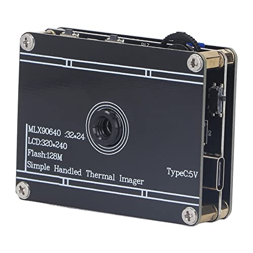 Asixxsix Cámara de Imágenes Térmicas, Cámara Térmica de Mano de Resolución de 240 X 320 con - 40 ℃ a 300 ℃ Rango de Temperatura, Pantalla de 2 Pulgadas, Cámara Infrarroja de Imágenes