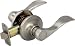 Legend 809124 Wave Style Lever Handle Passage Hall and Closet Leverset Lockset, US15 Brushed Nickel Finish