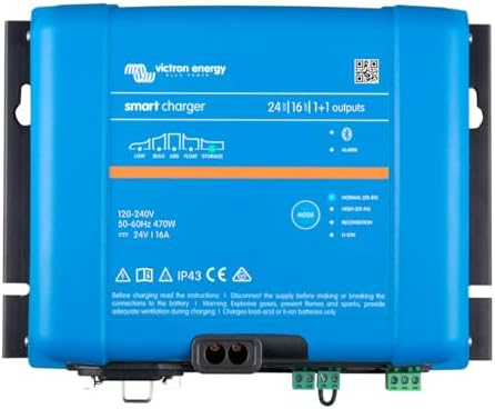 Victron Energy Smart IP43 Charger 24V 16 AMP 120-240VAC - (1+1) Output image 3