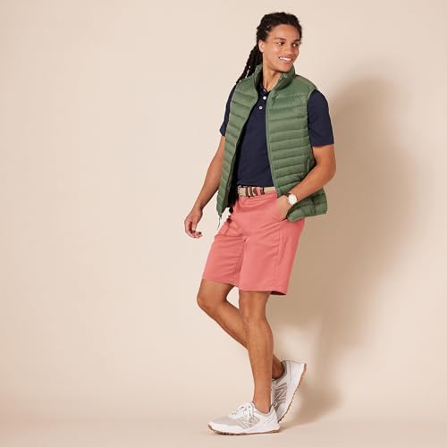 Image of Amazon Essentials Men's Classic-Fit 9 inch Inseam Moisture-Wicking Stretch Golf Shorts with Active Waistband, Functional Pockets (Available in Big & Tall)