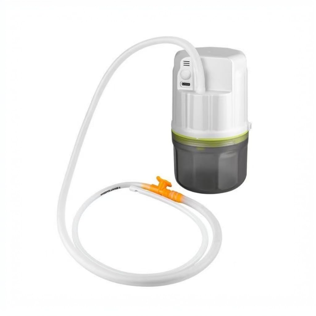 Portable Veterinary Suction Machine for Home use, Small, Lightweight, and Easy to Carry.