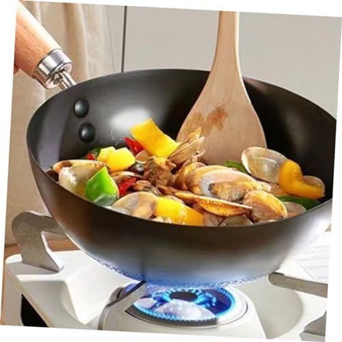 Sartén wok antiadherente pequeño OUNONA para cocina miniatura 3