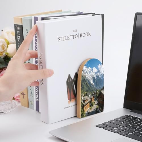 Sujetalibros para estantes que evita la caída de libros 7