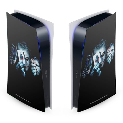 Plaque frontale autocollant PS5 Digital skin de jeu vinyle The Dark Knight carte Joker