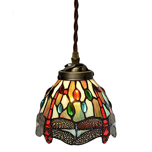 Plafonnier Chambre et Porche : Plafond Suspendu en Vitrail Tiffany