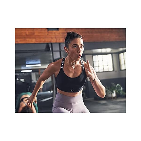 Under-Armour-Womens-UA-Infinity-High-Sports-Bra Under Armour Women's Infinity High Impact Sports Bra , Black (001)/White , Large