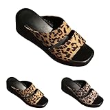Generisch Sandalen Damen Keilabsatz Römersandalen Espadrilles Plateau Sandaletten Damensandalen Bohemian Strandschuhe Slide Sommerschuhe Freizeit Offene Schuhe Peep Toe Strandsandalen Hausschlappen