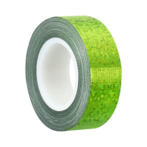 PATIKIL Ruban paillettes 15mm x 5m adhésif scrapbooking vert