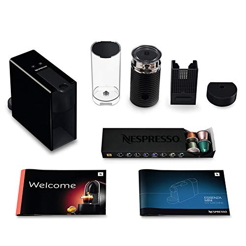 Nespresso Combo Essenza Mini Preta + Aeroccino 110V