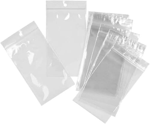 Bolsas de celofánautosellables resellables de 3 x 4 pulgadas, paquete de 200 unidades