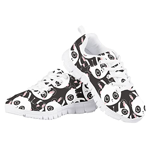 Yzaoxia Boys Tennis Shoes Lace Up Athletic Shoes Outdoor Comfortable Kids Sneakers Breathable Mesh Sneakers Light Weight Walking Shoes4