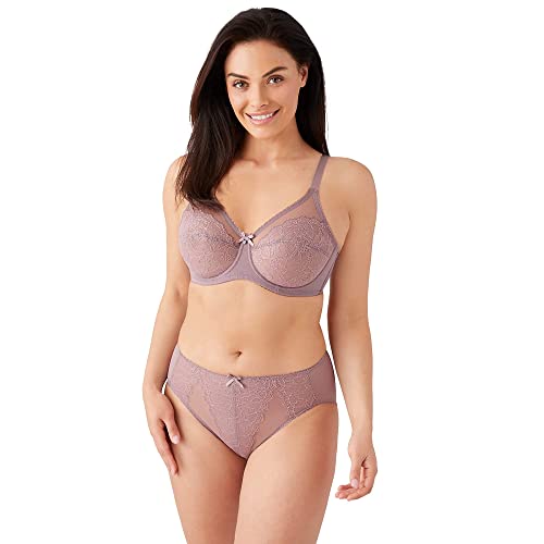 Image of Wacoal Women's Retro Chic Unlined Mesh Full Coverage Underwire Bra, 855186
