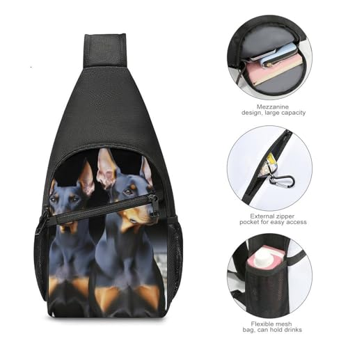 Mochila Doberman Sling para senderismo y uso casual miniatura 5