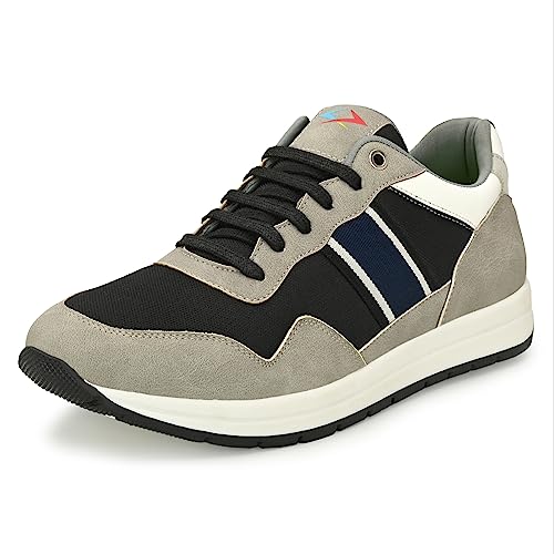 Image of Cruiser Mens Running Shoes|Everyday Sneakers with Effortless Vibes|Casual Breathable Walking Shoes|Sport Athletic Sneakers|Gym Comfortable Lightweight Shoes (Pace-1)