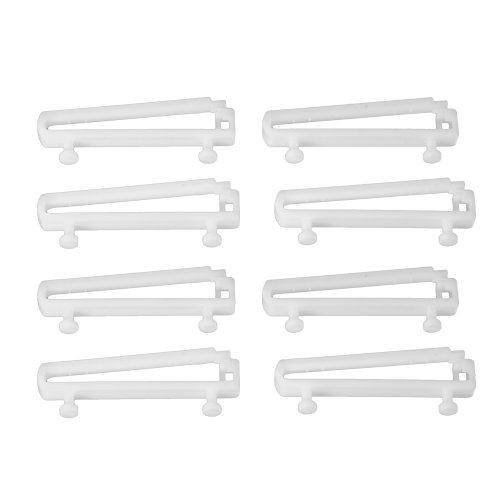 Liedeco Gleiter mit Schlaufenhaken für 6 mm Laufkanal Gardinenschienen, Vorhangschienen