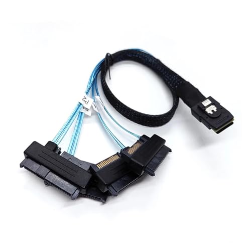 Cable Internal Mini S/AS 36P SFF 8087 a 4 S/AS 29P SFF-8482 1 m