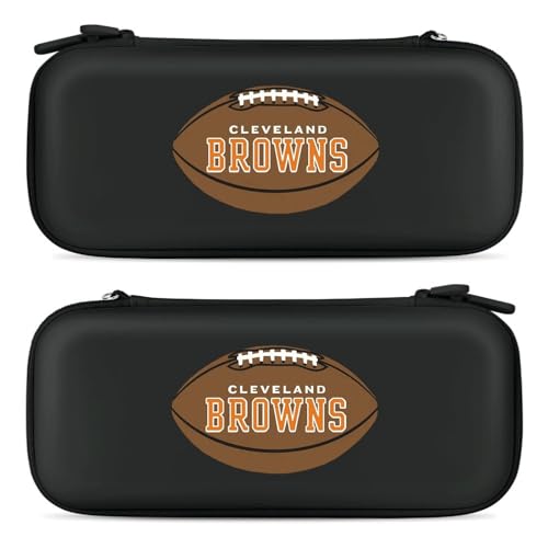 クリーブランド ブラウンズ Switchカバー Switchケース スイッチライト収納ケース ゲーム機収納袋 両面印刷 ゲームカード収納バッグ 保護カバー 大容量 ゲームカード 軽量 防塵 防汚 擦り傷防止 耐衝撃 全面保護 着脱簡単 持ち運び便利 15枚
