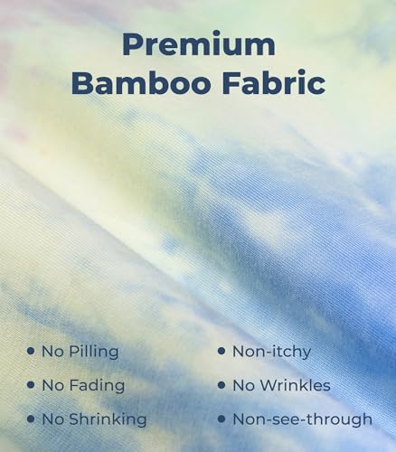 Image of NACHILA Pajamas for Women-Viscose Made from Bamboo, Sleeveless Pjs Tank Top Capri Pants Pajama Sets Cooling Sleepwear