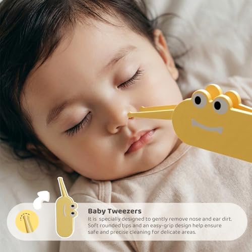 Image of Haus & Kinder Baby Grooming Kit | 5 in 1 Newborn Care Set with Nail Clipper, Scissors, File & Tweezer | Safe Stainless Steel & BPA-Free | TinyTrims