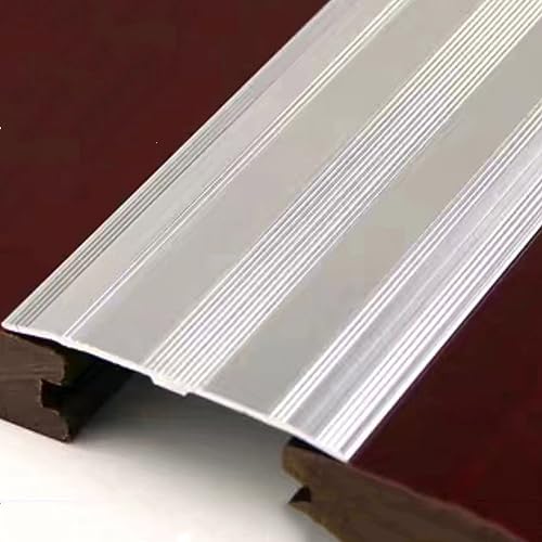 Tira de aluminio para umbral de puerta y juntas de dilatación en pack de 3 perfiles de 90cm 2