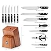 14-PCS-Knife-Set-with-Oak-Wood-BlockHigh-Carbon-Stainless-Steel-Kitchen-Knife-Set-with-Chef-Knife-Santoku-Bread-ParingSteak-Knives-Kitchen-Shears-Sharp-Knife-Block-Set-with-Sharpener 14 PCS Knife Set with Oak Wood Block,High Carbon Stainless Steel Kitchen Knife Set with Chef Knife, Santoku, Bread, Paring,Steak Knives, Kitchen Shears Sharp Knife Block Set with Sharpener