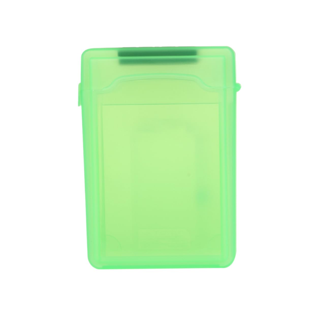 POPETPOP Shockproof Static Storage Box for Hdds Durable Green Case Dust Design for Hard Drives Convenient Labeling for Easy