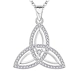 Materialien der Halskette: 925 Sterling Silber, mit Weißgold plattiert
