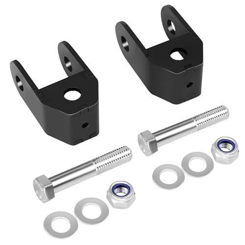 JY PERFORMANCE Rear Shock Extensions, 2-4' Shock Extenders for 2-4 inch Rear Lift Leveling kits