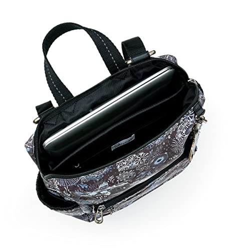 Sakroots Womens Eco-Twill, Laptop Compartmen Loyola Backpack In Eco Twill Convertible Purse With Adjustable Crossbody Strap Multifunctional Bag, Midnight Seascape, One Size Us #TOP2